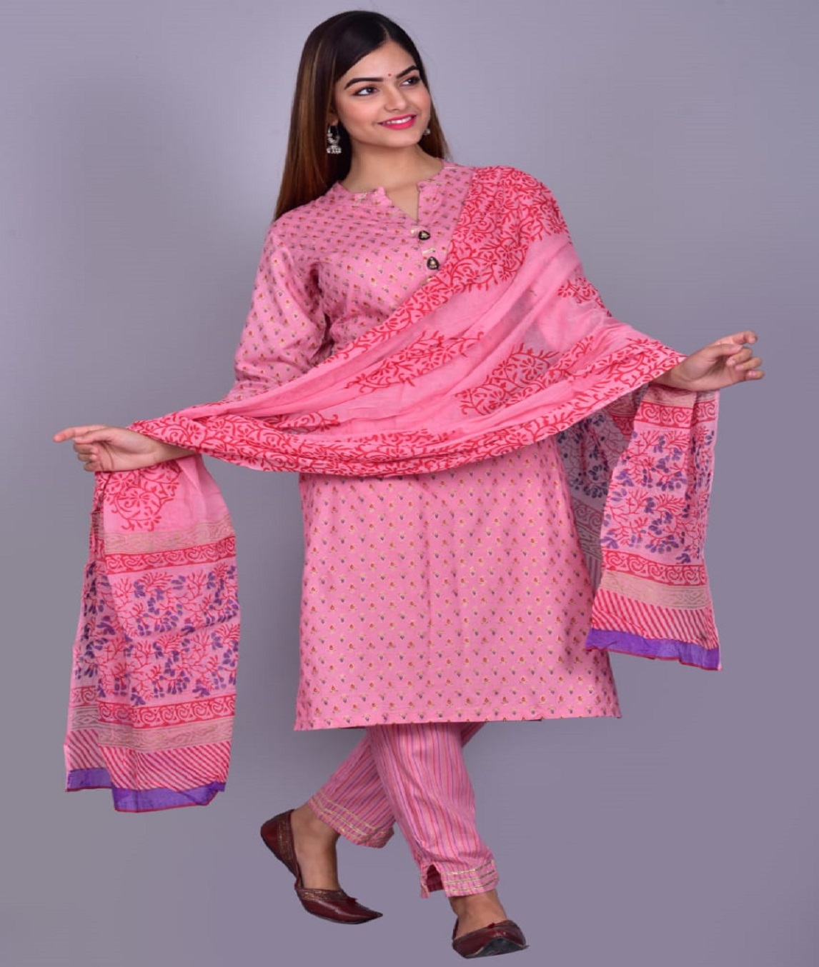 Kurti with Pant with duptta
